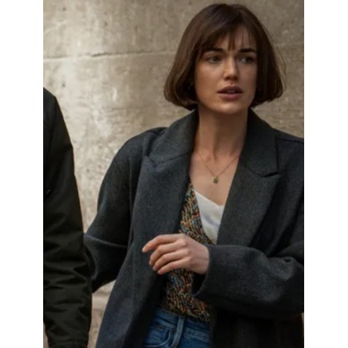 Suspicion Tara McAllister Black Trench Coat